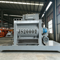 Mixer Aksi Paksa Poros Ganda JS2000 untuk Pabrik Batching Konfigurasi Khusus sesuai Pesanan