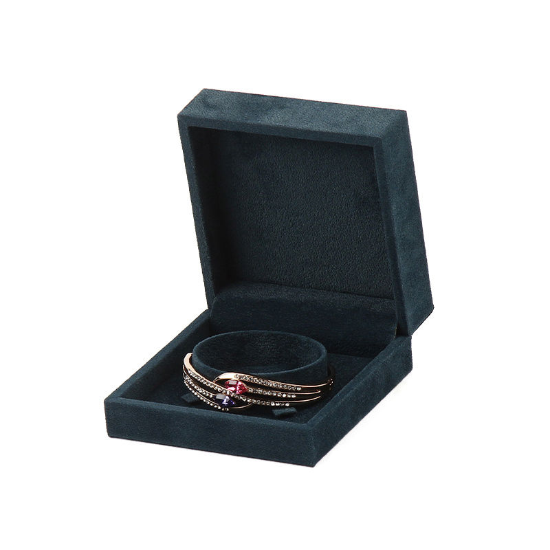 Boîte bracelet bleu foncé