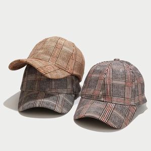 Wholesale New Houndstooth Plaid Design Baseball <b>Cap</b> for <b>Women</b> Spring Fall Autumn Sports Fashionable Checkered Sports <b>Cap</b> Hat - Product Image 5