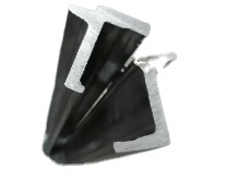 Profil en acier massif W37 galvanisé pour mur-rideau en verre, prix usine - Product Image 2