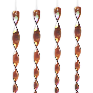 Pratik kuş güvercin sivri öcü yansıtıcı akrilik Spiral şekli kuş kovucu sopa ağacı asmak için kuşlar uzakta korkuyor - Product Image 1