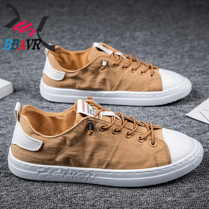 Nouvelles chaussures décontractées pour hommes en toile respirante à tige basse en tissu parapluie été 2021 - Product Image 5