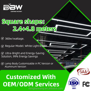 Lampe carrée à LED en aluminium à intensité variable Lampe d'atelier de polissage de voiture portable pour <span class=keywords><strong>garage</strong></span> <span class=keywords><strong>automobile</strong></span> blanc froid RGB Emission AC Road - Product Image 2