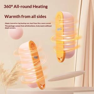 Aquecedor Magnético 2 em 1 Inteligente de Aquecimento Rápido Slim com Bateria de 3000mAh e Display, 3 Configurações de Temperatura para Uso Externo no Inverno - Product Image 2