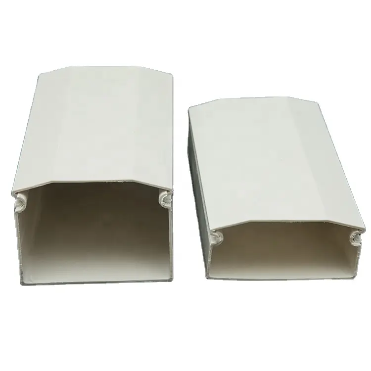 OEM Electric Wire way Cable Channel Square Underfloor Plastic Trunking PVC Types of Cable Duct