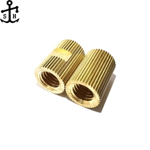 Nhà Máy Tùy Chỉnh Brass Chủ Đề Chèn Các Loại Hạt M4 <span class=keywords><strong>M30</strong></span> Thẳng Có Knurled Tự Khóa Mù Threaded CNC Các Bộ Phận Đánh Bóng Cho Khai Thác Mỏ - Product Image 3