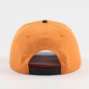 Meilleure vente Oxford Polyester 5 panneaux casquette de baseball imperméable unisexe structuré deux tons autocollant personnalisé Style ethnique - Product Image 5