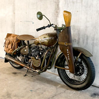 Personnalisation grandeur nature artefact de moto barre décorative modèle de moto 3D décoration de barre d'art en métal de moto