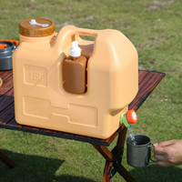 Bouteille de désinfectant pour les mains, seau à eau avec robinet, camping en plein air, voyage en voiture, réservoir de stockage d'eau