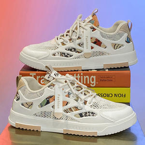 รองเท้าผ้าใบผู้ชาย ฤดูร้อน 2026 หน้าผ้าแคนวา<span class=keywords><strong>ส</strong></span> ระบายอากาศดี ซับในตาข่าย <span class=keywords><strong>ส</strong></span>ไตล์ลำลอง <span class=keywords><strong>ส</strong></span>ปอร์ต ทันสมัย แบบ Dad Shoes พื้นพลาสติกสีขาว - Product Image 3