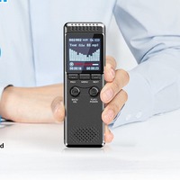 Batterie 1100MAh 80 heures d'enregistrement activé par la voix USB Type-C lecture vocale enregistreur vocal numérique dictaphone