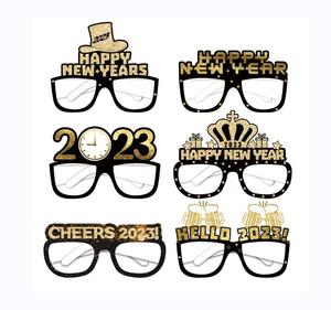 Gafas 3D para decoración de fiestas de Año Nuevo, gafas para decoración de Feliz Año Nuevo, hello <span class=keywords><strong>2023</strong></span>, <span class=keywords><strong>2023</strong></span> - Product Image 1