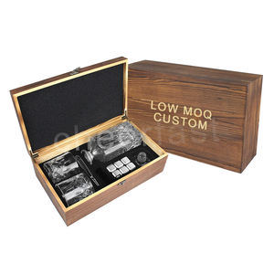 Decantador de whisky personalizado de 25 oz, juego de regalo de piedras de whisky, paquete de cuero de cubitos de hielo de acero inoxidable, regalo <span class=keywords><strong>para</strong></span> amantes del whisky - Product Image 6