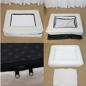 Großhandel benutzer definierte Logo Luxus wasserdicht wasch bar abnehmbare Abdeckung Memory Foam ortho pä dische Hunde betten für Haustiere - Product Image 6