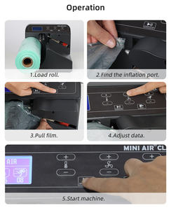 Máquina Automática de Cojines de Aire, 15 m/min, Velocidad Ajustable, Multifuncional, para Relleno de Vacíos, Inflable, de Plástico, para Almacén - Product Image 3