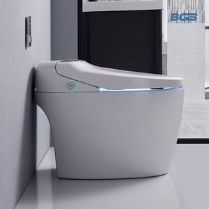 <span class=keywords><strong>WC</strong></span> intelligent en céramique à prix abordable avec télécommande, évacuation en P/S, siège chauffant et double chasse d'eau - Product Image 2