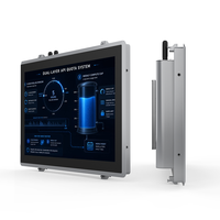 Panel Táctil Industrial HUSHIDA de 10.4 Pulgadas con Indicador LED RGB Personalizado y SDK Android 9, Pantalla de Montaje en Pared para Automatización HMI