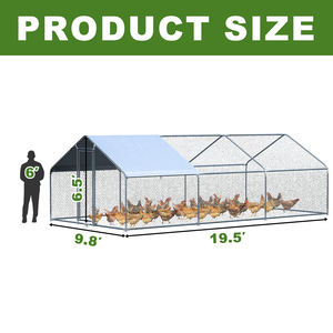 Accessoires moins chers clapier lapin <span class=keywords><strong>cage</strong></span> fer poulet cages extérieures pour 8 poulets - Product Image 2