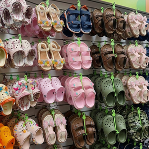 Summer Kids Clogs Mixed Styles Cartoon Pattern <b>Garden</b> Shoes Waterproof <b>Pool</b> Slides Slippers Wholesale Stocklot Top Clean Quality - Product Image 1