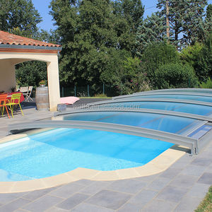 Cubierta Retráctil Automática para Piscina, de Aluminio, Impermeable y Resistente al Viento, para Exteriores, Tipo Invernadero - Product Image 5
