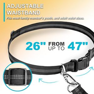 Hot Sale Reflective Hands Free Dog <strong>Leash</strong> Traction Rope Adjustable Hands Free Dog <strong>Leash</strong> with Adjustable <strong>Waist</strong> Belt - Product Image 4