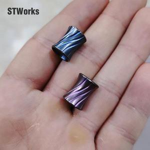 チタン合金格安ネックレスペンダントEDCチタンペンダントナイフストラップビーズ - Product Image 2