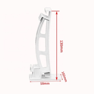 Chất Lượng Hàng Đầu PVC Máng Xối Móc Áo 5.2Inch Ống Lắp Mái Hệ Thống Nhựa Trắng Vinyl Máng Xối Gắn Chân Đế - Product Image 3