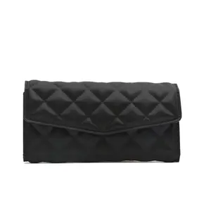 Wholesale Practical Pu Leather Diamond Quilted Wallet Long Coin Purse Card Slot Organizer Bag Card Holder Women Ladies Clutch