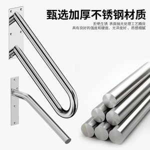 ราวสแตนเลสติดผนังสำหรับราวแขวนตกแต่งสวนสีดำเงาแบบทันสมัยสำหรับราวบันไดในบ้านทำจากสแตนเลสสตีล304 - Product Image 4