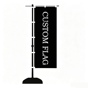 Bandiera Nobori Personalizzata 180x60cm in Poliestere Resistente al Vento, Stampa Digitale ad Alta Visibilità con Colori Vivaci per Attività Commerciali all'Aperto - Product Image 2