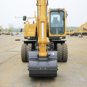 Mini-excavatrice multifonction SDLG E7150F à roues, excavatrice hydraulique à 4 roues, excavatrice télescopique à roues de 13 tonnes - Product Image 4