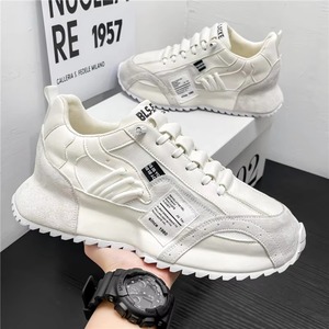 Zapatos de Moda Coreanos con Cordones, Ligeros, Cómodos, con Suela Gruesa Antideslizante y Transpirable, que Aumentan la Estatura - Product Image 4