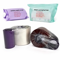 Ruban de cire-résine universel rouge compatible Videojet 25mm*600m compatible Videojet 6320 pour l'emballage de produits d'hygiène