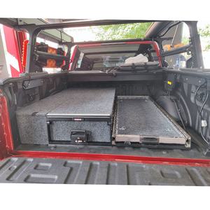 Stainless Steel Cargo Slide VRD4X4 Offroad 4WD Draws Pickup Truck <b>Bed</b> Slide Fridge Slide Pull Out Drawer System - Product Image 1