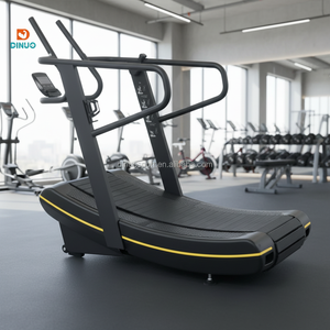 <span class=keywords><strong>Caminadora</strong></span> Curva Manual Comercial de Alta Resistencia, Sin Motor, con 8 Niveles de Resistencia Magnética, Máquina para Correr y Ejercicios Cardiovasculares - Product Image 1
