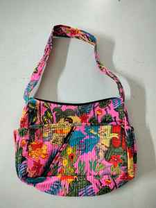 Bolsa de Viaje de Fin de Semana de Lujo Hecha a Mano, con Estampado de Bloques de Algodón, Acolchada, de Gran Capacidad, Resistente, para Deportes, Viajes, Gimnasio, Yoga - Product Image 4