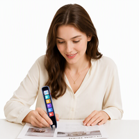 Appareil de traduction par scan S60 Pro avec traduction vocale et interprétation simultanée, écran 240x1020, charge Type-C