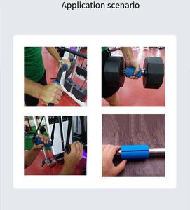 Customizable Logo Fitness Weightlifting Training Anti Slip Thick Silicone <b>Barbell</b> Grip Suitable for Fitness Exercise - Product Image 2
