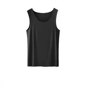 เสื้อกล้ามผู้ชายแบบใหม่สองด้าน ผ้าโมดอล บาง สีพื้น ไร้ตะเข็บ ปรับแต่งได้ ใช้เป็นเสื้อตัวในหรือใส่เป็นเสื้อตัวนอก ไม่มีแขน - Product Image 4