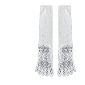 Chaussettes <span class=keywords><strong>de</strong></span> yoga antidérapantes à cinq doigts <span class=keywords><strong>de</strong></span> haute qualité, chaussettes mi-mollet pour Pilates, sport et fitness - Product Image 3