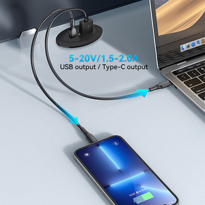 Type C 30W <strong>USB</strong> Fast <strong>Charging</strong> Car Seat Desktop <strong>Charging</strong> Port Mobile Phone <strong>Charging</strong> <strong>Plug</strong> Socket - Product Image 5