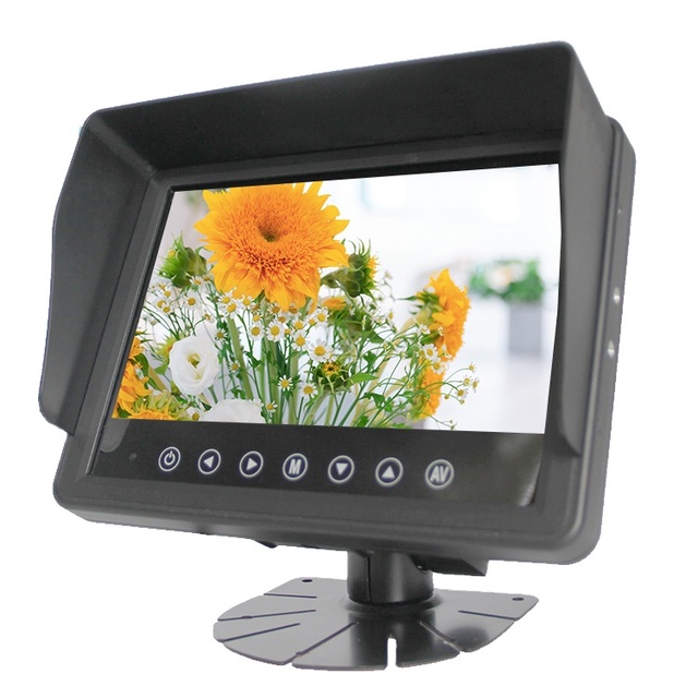 Rugged LCD Monitor 7" 10" IP69 Waterproof Monitor for Car Truck Bus Marine Harvester Agriculture Machines