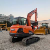 Excavadora Usada de Marca Coreana Doosan DX60-9C, Excavadora de Orugas de 6 Toneladas, Cucharón de 0.21m3, Maquinaria de Construcción