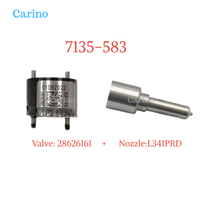 Kit de réparation d'injecteur 7135-583, soupape de commande 28626161, buse L341PRD pour injecteur de carburant diesel R00301d EMBR00301D A6710170121