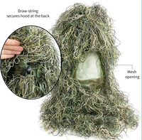 Costume Ghillie de randonnée tactique d'extérieur Camo Woodland Camouflage Forest Hiding Suit