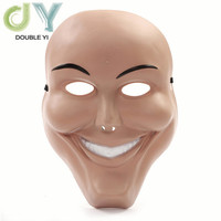 Masque facial souriant d'Halloween, masque de cosplay sur le thème du film d'horreur