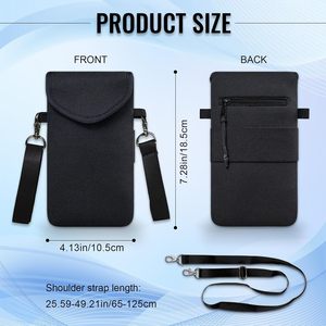 Étui de téléphone en néoprène pour iPhone 17/16/15/14 Pro Max, <span class=keywords><strong>Samsung</strong></span> S25, pochette de téléphone bandoulière avec cordon de cou - Product Image 5