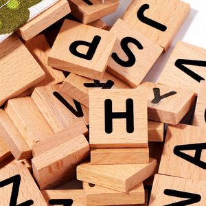 Juguete Educativo de Madera para el Aprendizaje del Alfabeto en Preescolar, 100 Piezas, Juego de Ortografía para Niños - Product Image 3