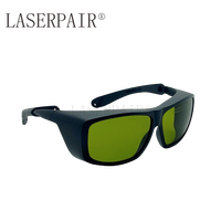 Certifié CE EN207 Alexandrite Diodes ND YAG Lunettes de sécurité laser Lunettes de protection des yeux pour l'épilation au laser