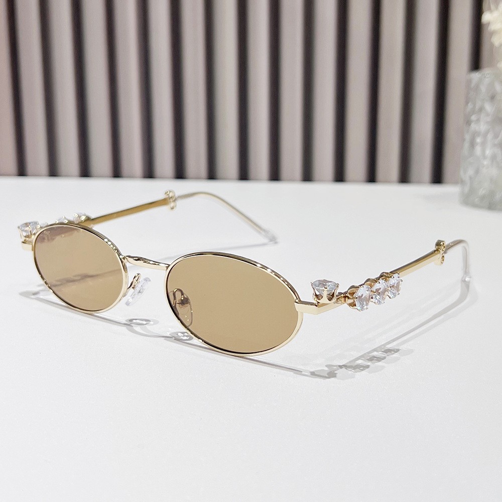 2024 Hip Hop Wind Elliptic Frame Sun Shades - Fashion & Quality